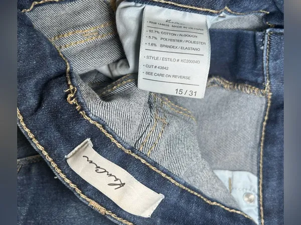 Kancan Denver High Rise Dark Wash Bootcut Denim Jeans Women’s Size 15 31 - Image 8
