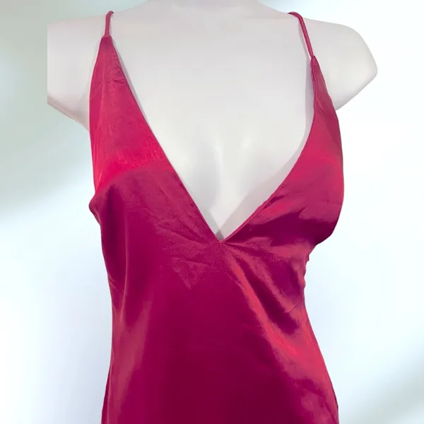 Revolve - MORE TO COME Regina Maxi Dress in Fuchsia Size S - Image 4