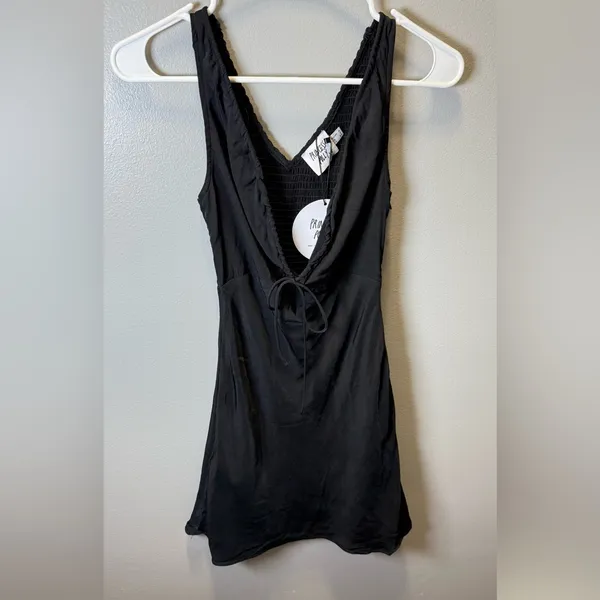 Princess Polly NEW Women's Bareena Mini Dress‎ Black Size 2 - Image 2