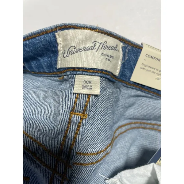 Universal Thread‎ 90s Straight Jeans Women 00 Blue High Rise Button Fly Stretch - Image 6