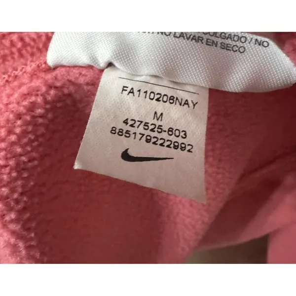 Y2K‎ Nike Therma-Fit Women's M Livestrong Hoodie Center Swoosh Kangaroo Pocket - Image 6