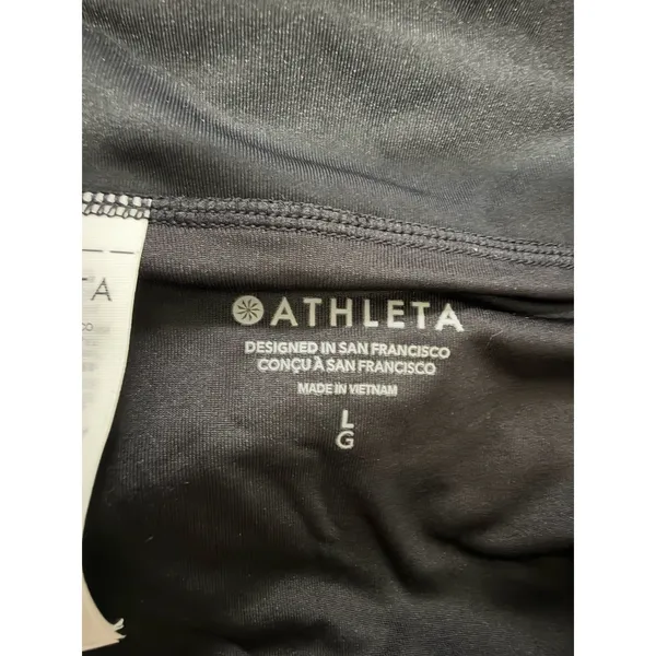 Athleta Essential Swim Boyshort‎ Black Women's Size Large - Image 8