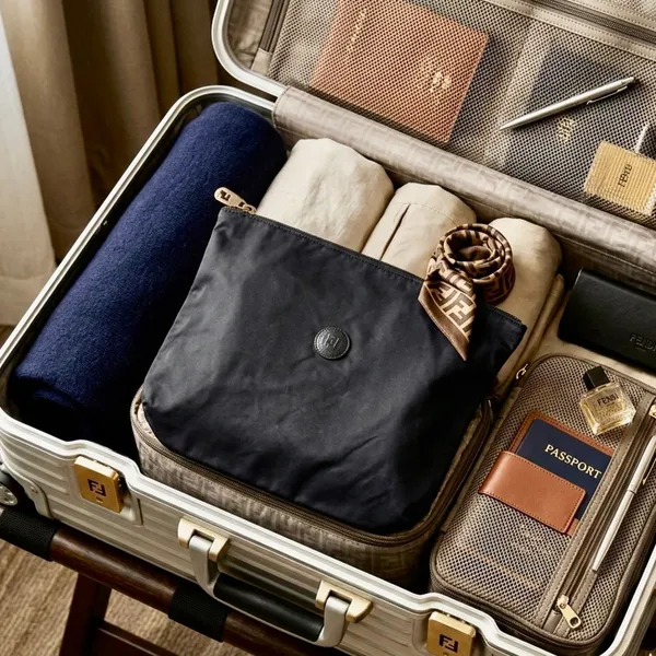 Fendi Black Accessory Nylon Bag - Image 11