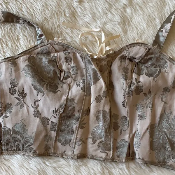 Y2K Victoria’s Secret Embroidered Bustier Corset - Image 8