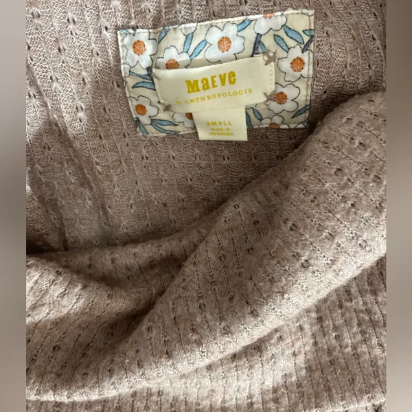 Anthropologie Heathered Cowl Neck Sweater - Image 4
