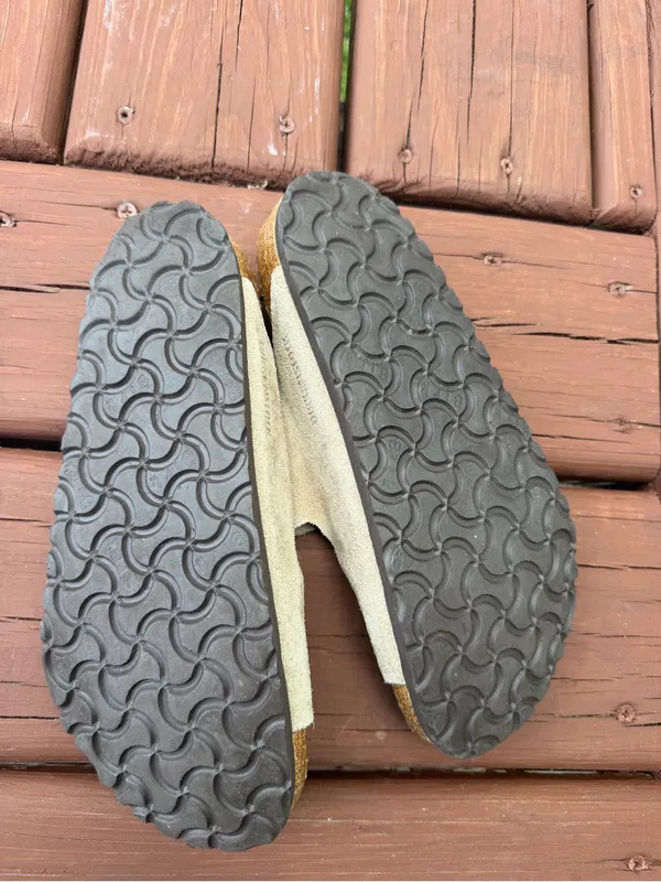 Birkenstock Arizona Soft Footbed Taupe Suede Sandals EU 37 US 6.5 $155 - Image 8