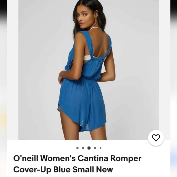 O'Neill Vibrant Blue Women's Romper - Image 2