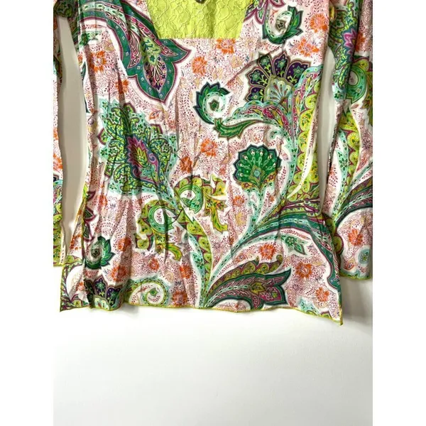 Vintage‎ y2k Express paisley print top - Image 4