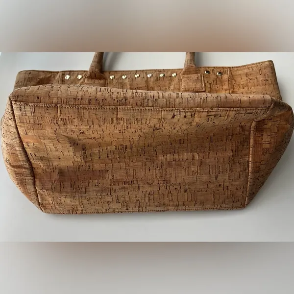Laggo cork large tote bag lightweight Brown - Image 9