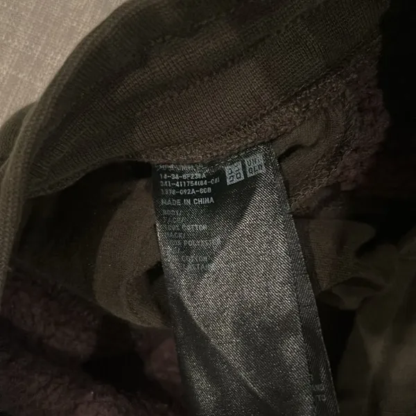 Uniqlo 100% Cotton Camo Drawstring Joggers Size Small - Image 8