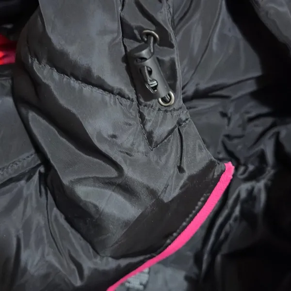 Reebok | NWOT Women's Black Pink Trim Thick Winter Puffer Jacket Coat (size XL) - Image 14