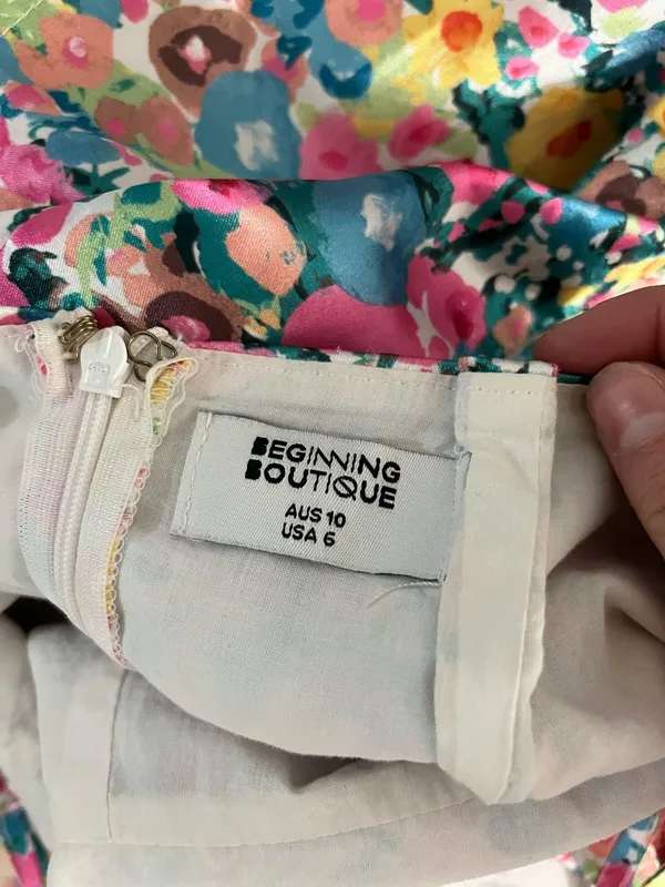 Beginning Boutique Dress Floral Mini - Image 3