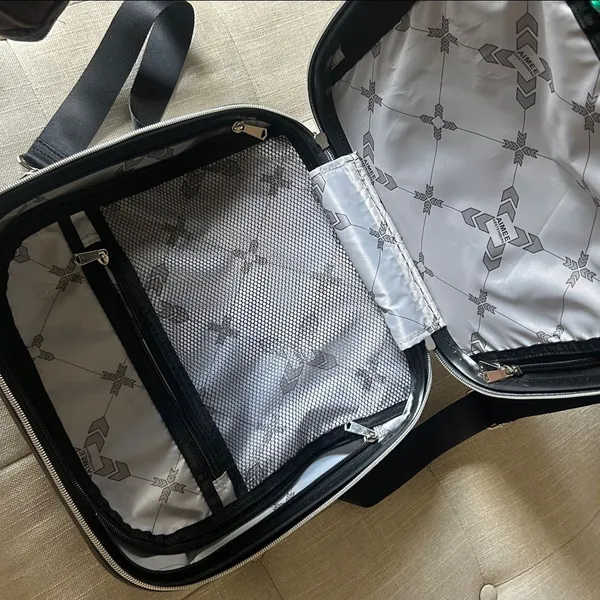 Aimee Kestenberg Grey Mini Hard-case Travel Luggage Bag - Image 6