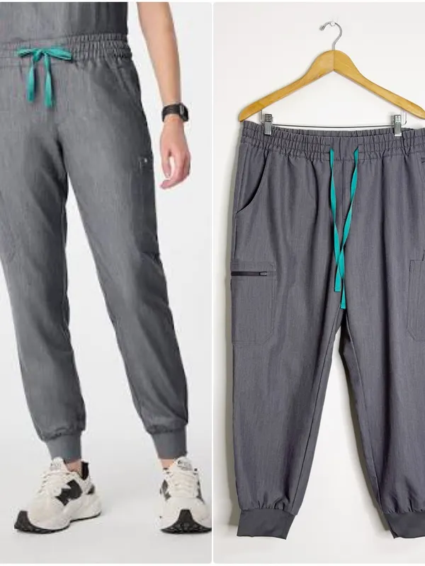 FIGS Uman Jogger Scrub Pants Women’s XL Petite Graphite Technical Collection - Image 2