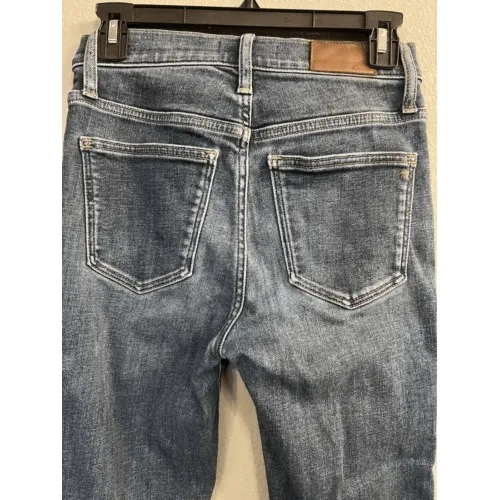 Madewell Womens Skinny Jeans‎ Size 26 10" High Rise Blue Denim Stretch Pants - Image 5
