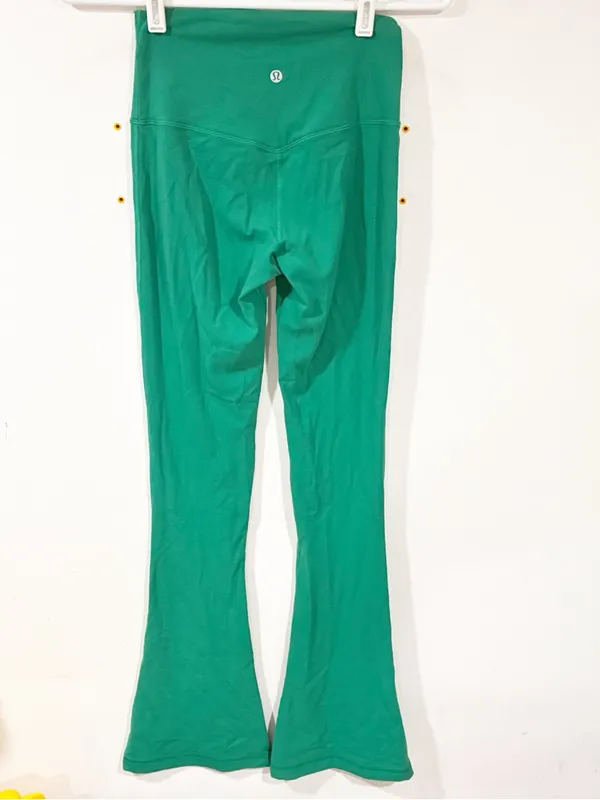 Lululemon Align High-Rise Mini-Flare Pant Cascadia Green Size 4 Athletic Legging - Image 3