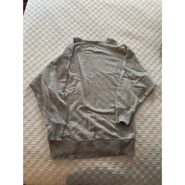 Aerie light grey oversized crewneck sweatshirt - Image 3