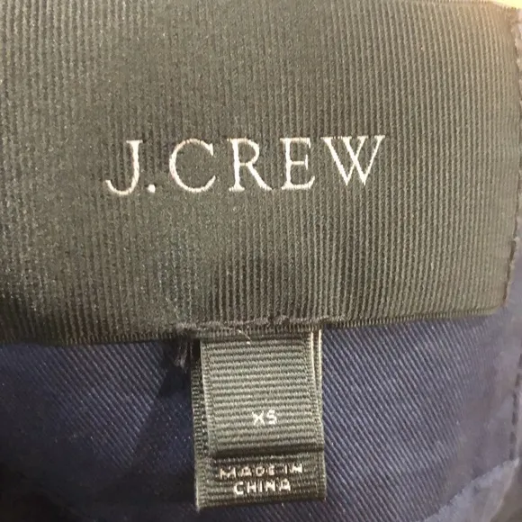 J.Crew navy blue button up jacket - Image 5