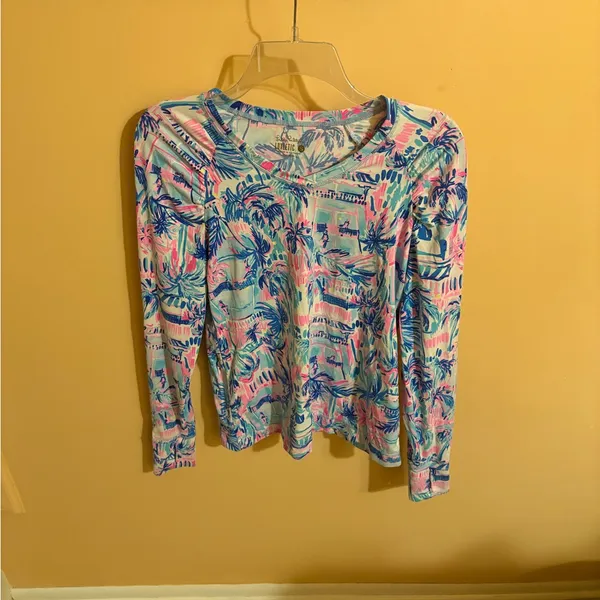 Lilly Pulitzer Luxletic Tarah UPF 50+ Sunguard Long Sleeve Top - Image 3
