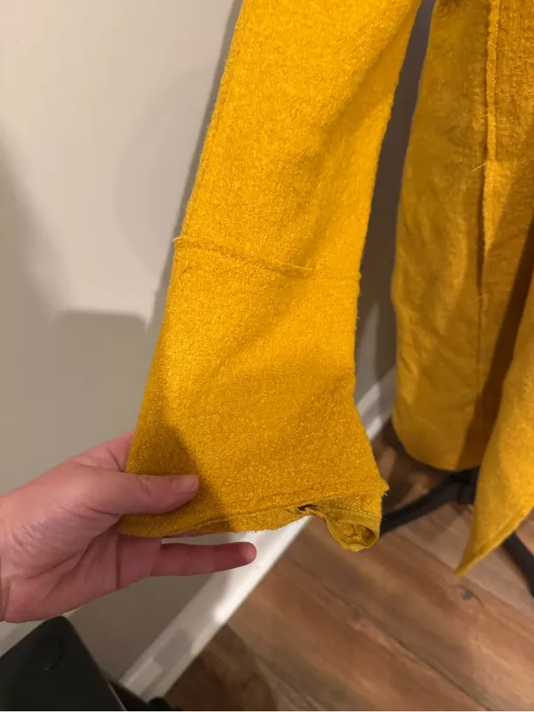 Tahari | Mustard Yellow Wool Blend jacket - Image 8