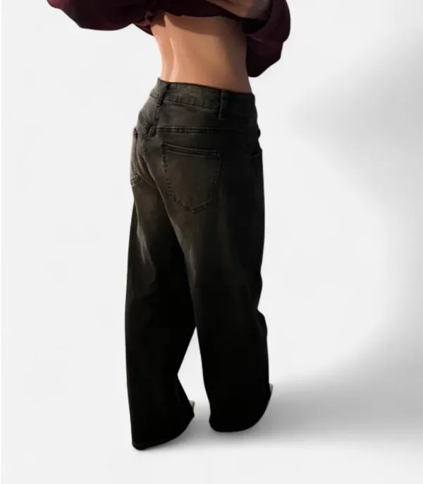 Amazon Low rise, black denim jeans - Image 4