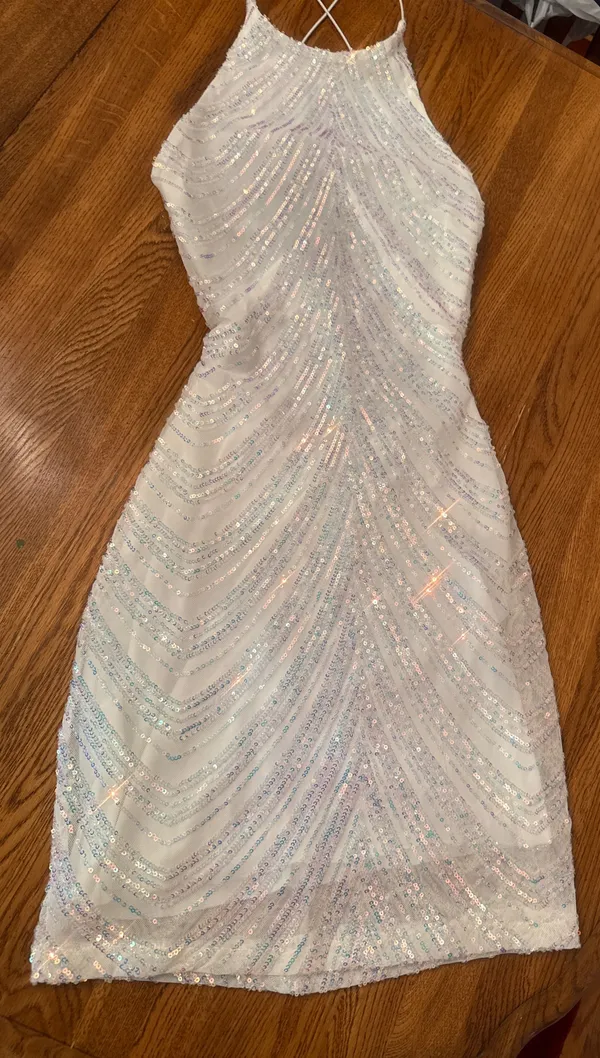 B Darlin Iridescent dress homecoming dance size 5/6 - Image 4