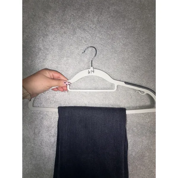 Frank & Eileen Jeans Women 29 Derry High Rise Made in USA Gray Wash Raw Hem EUC - Image 15