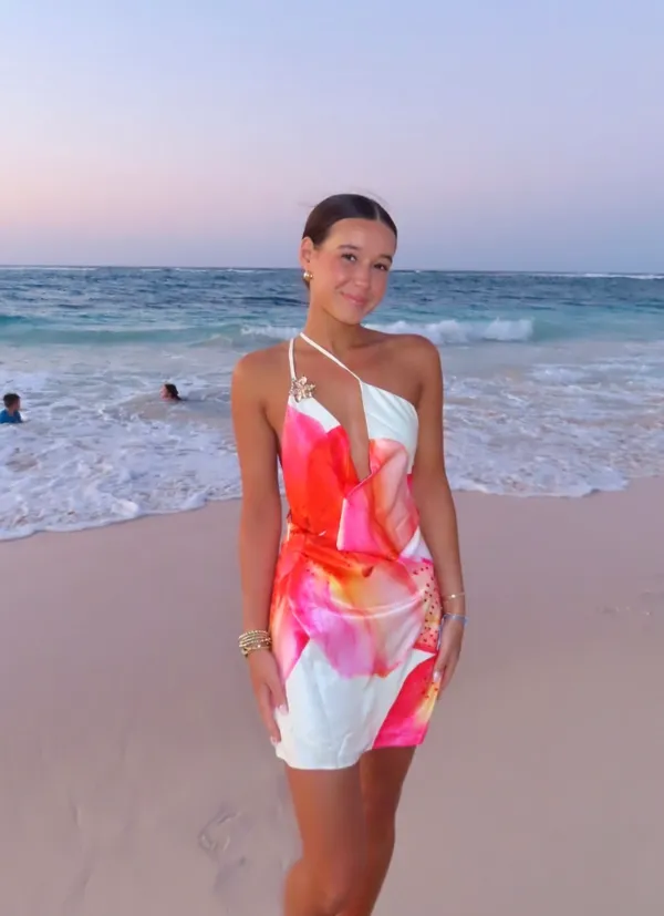 Peppermayo Aiva Mini Dress - Yellow Floral - Image 4