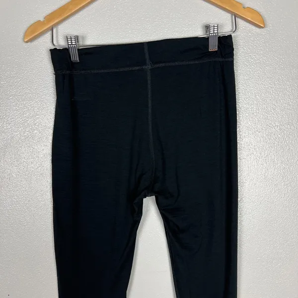 SmartWool Merino 150 Base Layer Bottoms Womens Small Black Hiking Ski Leggings S - Image 6