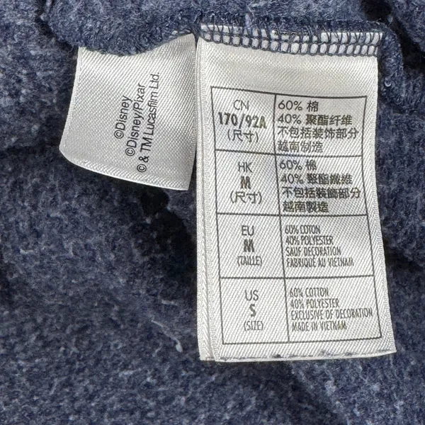 Disney Parks Mickey Mouse Compass Pullover‎ Crewneck Sweatshirt Top Blue Size S - Image 4