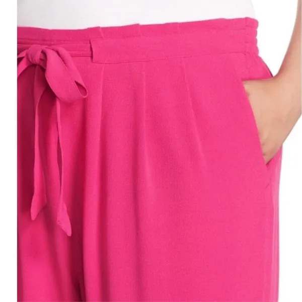 ✨Melissa McCarthy Seven7 Pink Tie Front Sz Medium Pants✨ - Image 4