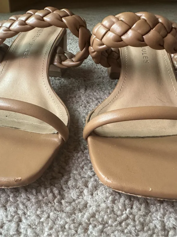 Sincerely Jules  Caramel Colored Sandals 8 - Image 3