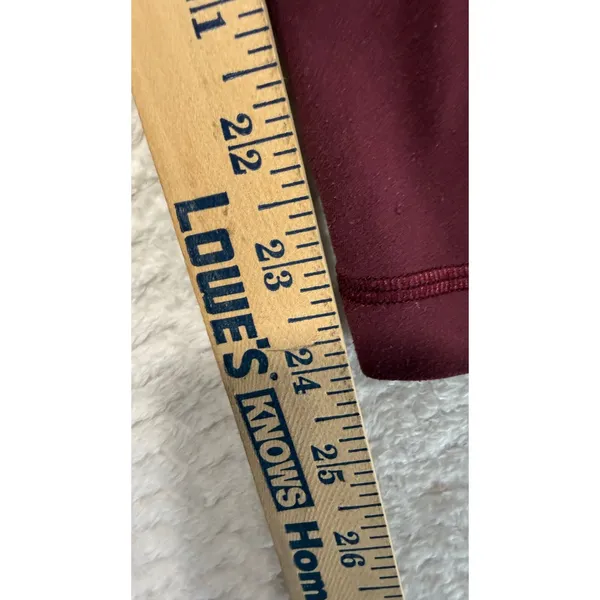 Lululemon Align High Rise Leggings Burgundy Size 8 Full Length Yoga Pants - Image 6