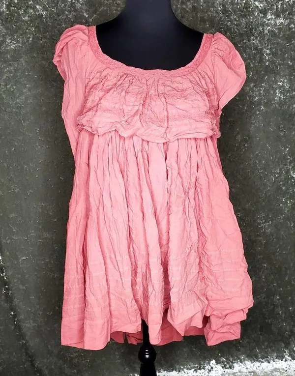 Free People Hailey Babydoll Ruffle Mini Dress - Image 4