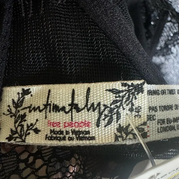 Free People NWT You're So Great Underwire Bra in Black - Image 16