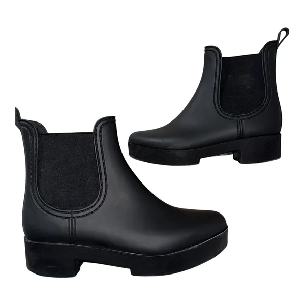 JEFFREY CAMPBELL Women's Black Chelsea Boot EU 38 Waterproof Chunky‎ Hydra Ankle - Image 2