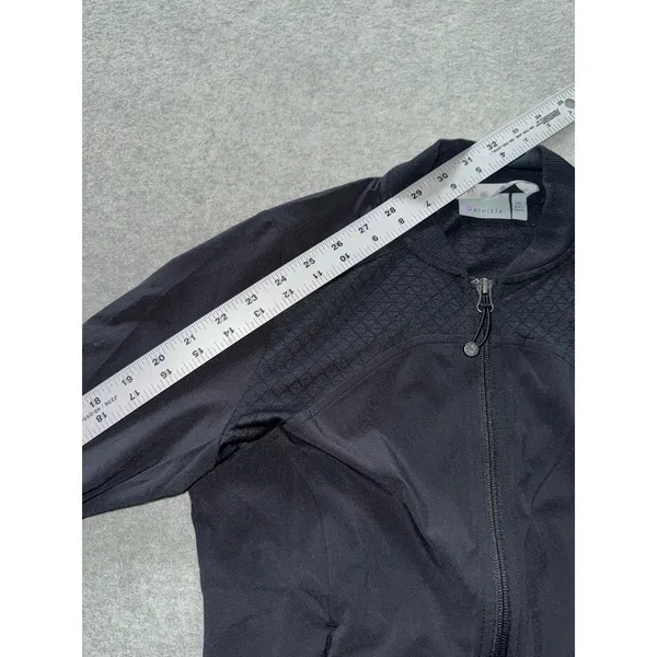 Athleta‎ Womens Jacket Black Full Zip Casual Stretchy Activewear Size Xsmall - Image 8