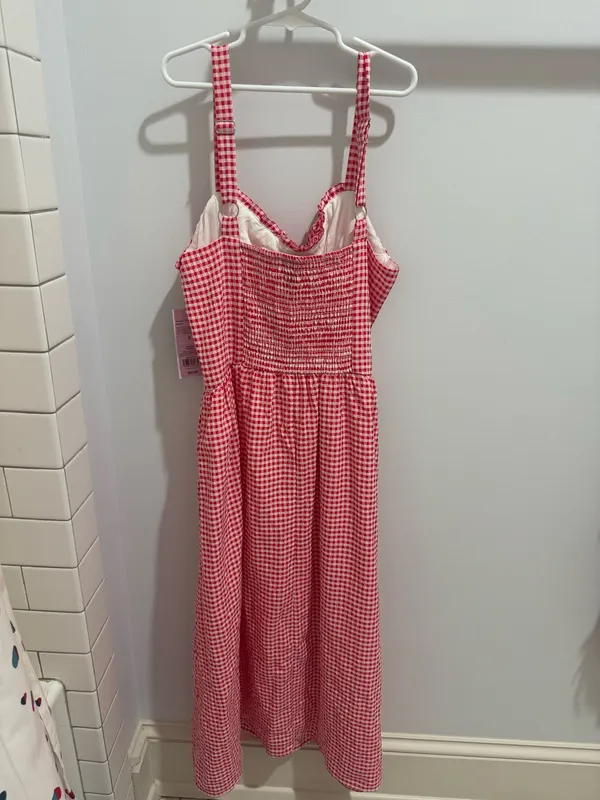 Wild Fable Red Gingham Dress - Image 3