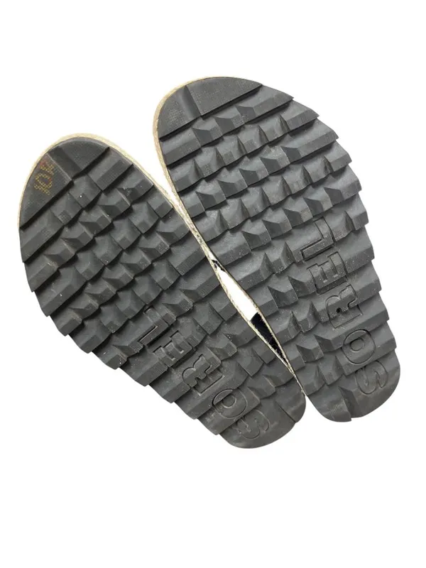 Sorel wms black leather open toe casual sandals shoes sz8 SKU 9997 - Image 5