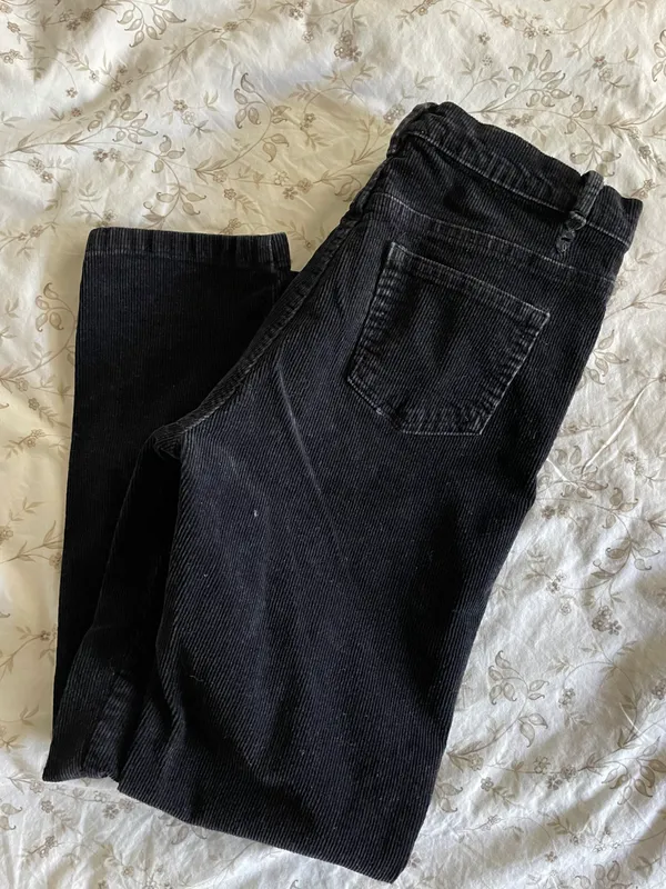 John Galt Black Corduroy Pants - Image 3