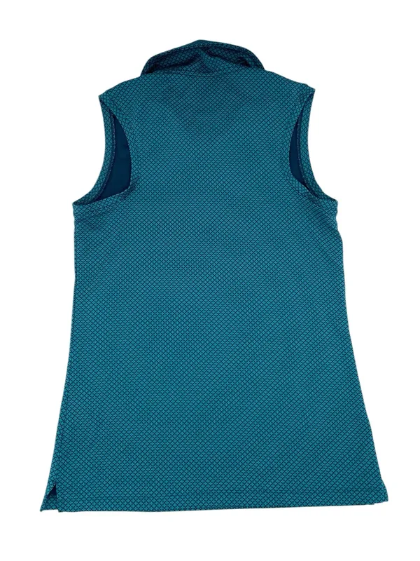Nike Women's Dri-Fit Victory Sleeveless Golf Polo Tank Size XS Bright Spruce - Image 2