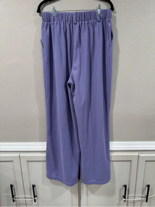 Halara Flex™ High Waisted Pocket Wide Leg Waffle Work Pants - Image 6