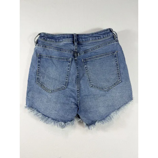 Free People We The Free Women’s Size‎ 28 Distressed High Rise Denim Shorts - Image 2