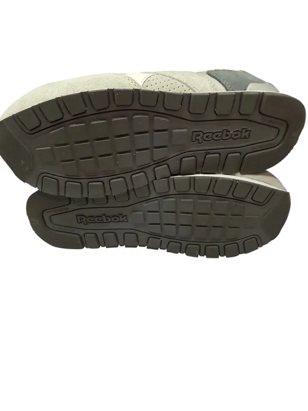 Reebok Women's Harman Composite Toe Light Gray Suede Work Sneakers Orange Trim - Image 10