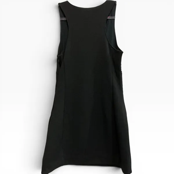 NWT‎ Anthropologie Black Scoop Neck Racerback Mini Dress with Pockets Small NWT - Image 4