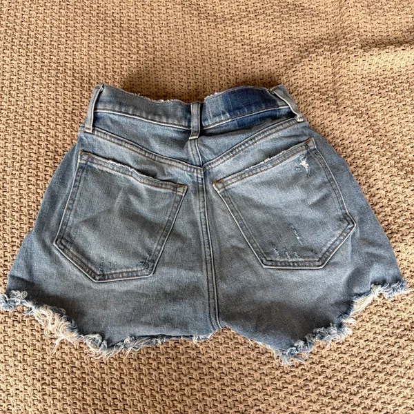 Abercrombie Curve-Love Denim Shorts - Image 2