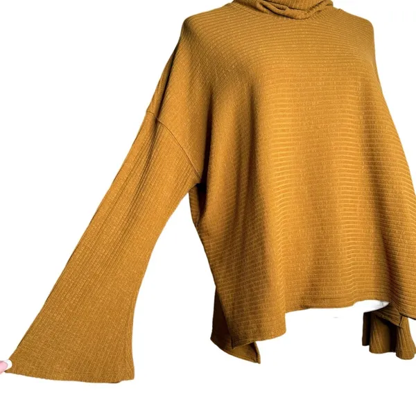 Free People Movement Can't Handle This Turtleneck Top Burnt Orange‎ XS - Image 3