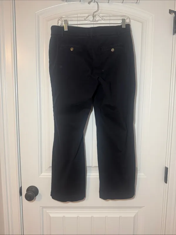 Ann Taylor Black Cropped Dress Pants - Image 2