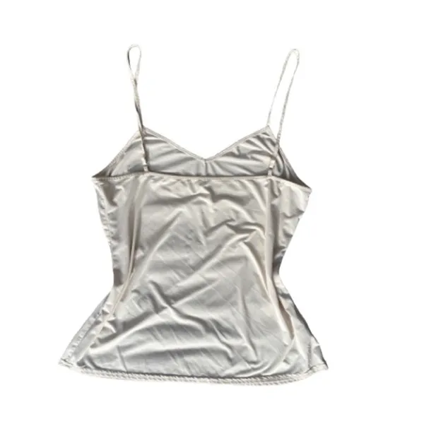 Soft Ivory Spaghetti adjustable Strap Camisole Large L undershirt cami - Image 2