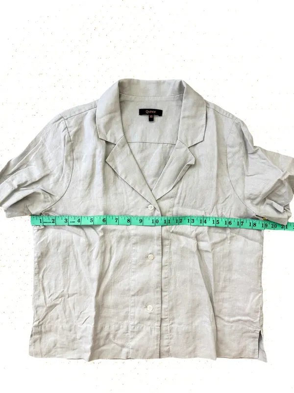 Quince Linen Shirt Womens XS - Image 3